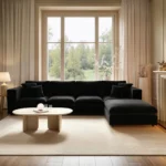 Asher Large Sofa with Reversible Footstool