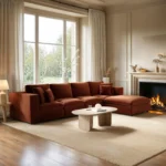 Asher Large Sofa with Reversible Footstool