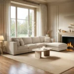 Asher Large Sofa with Reversible Footstool