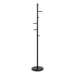 Aspen Coat Hanger, Frame and Base in Matt black