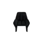 Aster Black Velvet Accent Chair