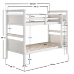 Atlanta Bunk Bed White
