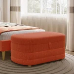 Ava Boucle Ottoman Storage Box