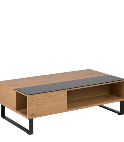 Azalea Lift Up Coffee Table in Black & Oak