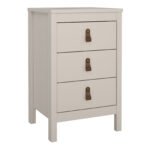 Barcelona Bedside Table 3 Drawers