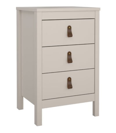 Barcelona Bedside Table 3 Drawers