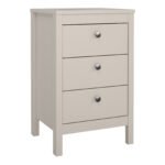 Barcelona Bedside Table 3 Drawers