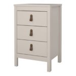 Barcelona Bedside Table 3 Drawers