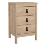 Barcelona Bedside Table 3 Drawers