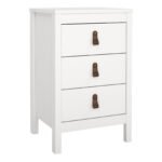 Barcelona Bedside Table 3 Drawers