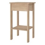 Barcelona Bedside Table with 1 Drawers in Jackson Hickory Oak