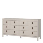 Barcelona Double Dresser 4+4 Drawers