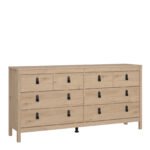 Barcelona Double Dresser 4+4 Drawers