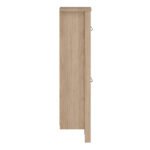 Barcelona Shoe Cabinet 2 Flap Doors in Jackson Hickory Oak
