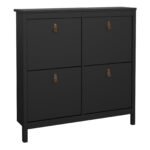Barcelona Shoe Cabinet 4 Flip Down Doors