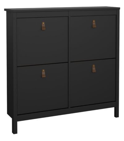 Barcelona Shoe Cabinet 4 Flip Down Doors