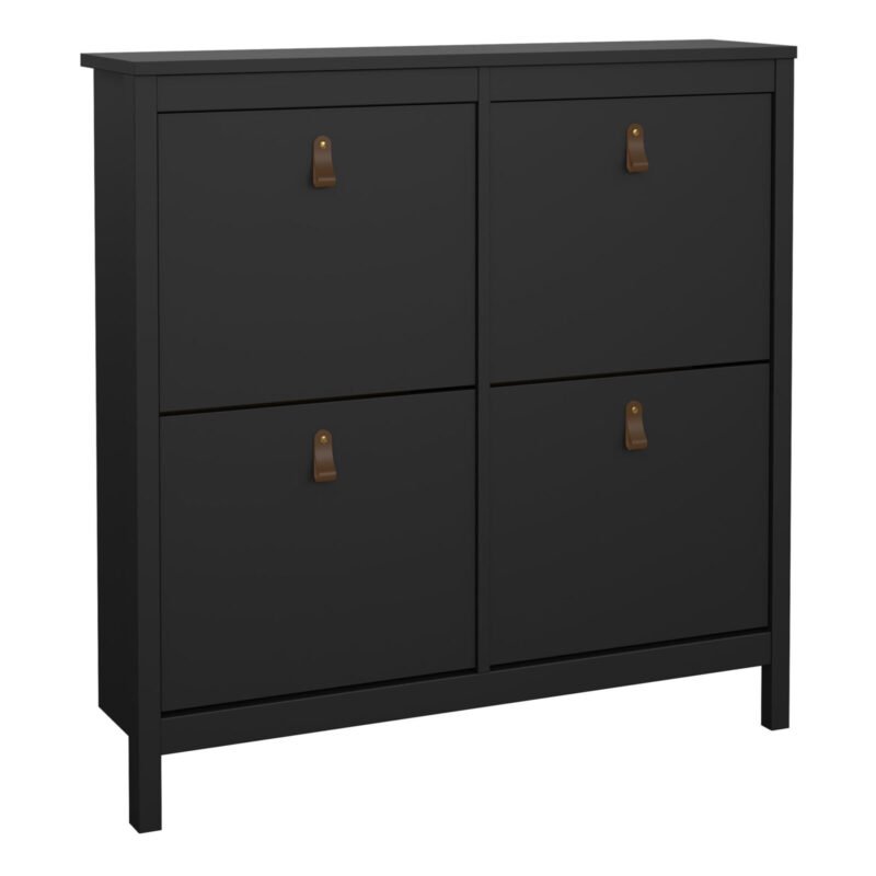 Barcelona Shoe Cabinet 4 Flip Down Doors