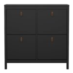 Barcelona Shoe Cabinet 4 Flip Down Doors