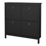 Barcelona Shoe Cabinet 4 Flip Down Doors
