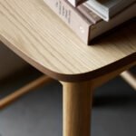 Barlow Bar Stool Without Back in Matt Oak Set of 2