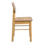 Barlow Dining Chair in Matt Oak Set of 2