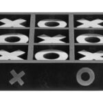 Barra Black Acacia Wood Noughts and Crosses