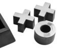 Barra Black Acacia Wood Noughts and Crosses