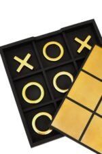 Barra Black and Gold Aluminium Noughts and Crosses