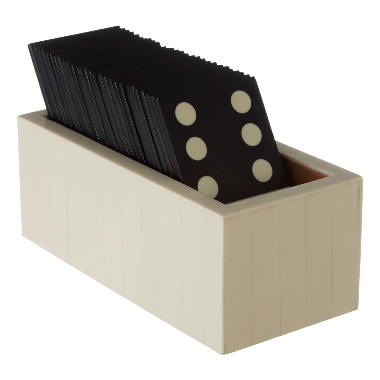 Barra Black and White Domino Set Barra Black and White Domino Set