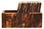 Barra Brown and Black Finish Domino Set