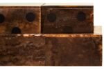 Barra Brown and Black Finish Five Dice Set