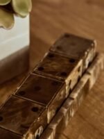 Barra Brown and Black Finish Five Dice Set