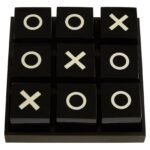 Barra Large Black and White Noughts & Crosses Game