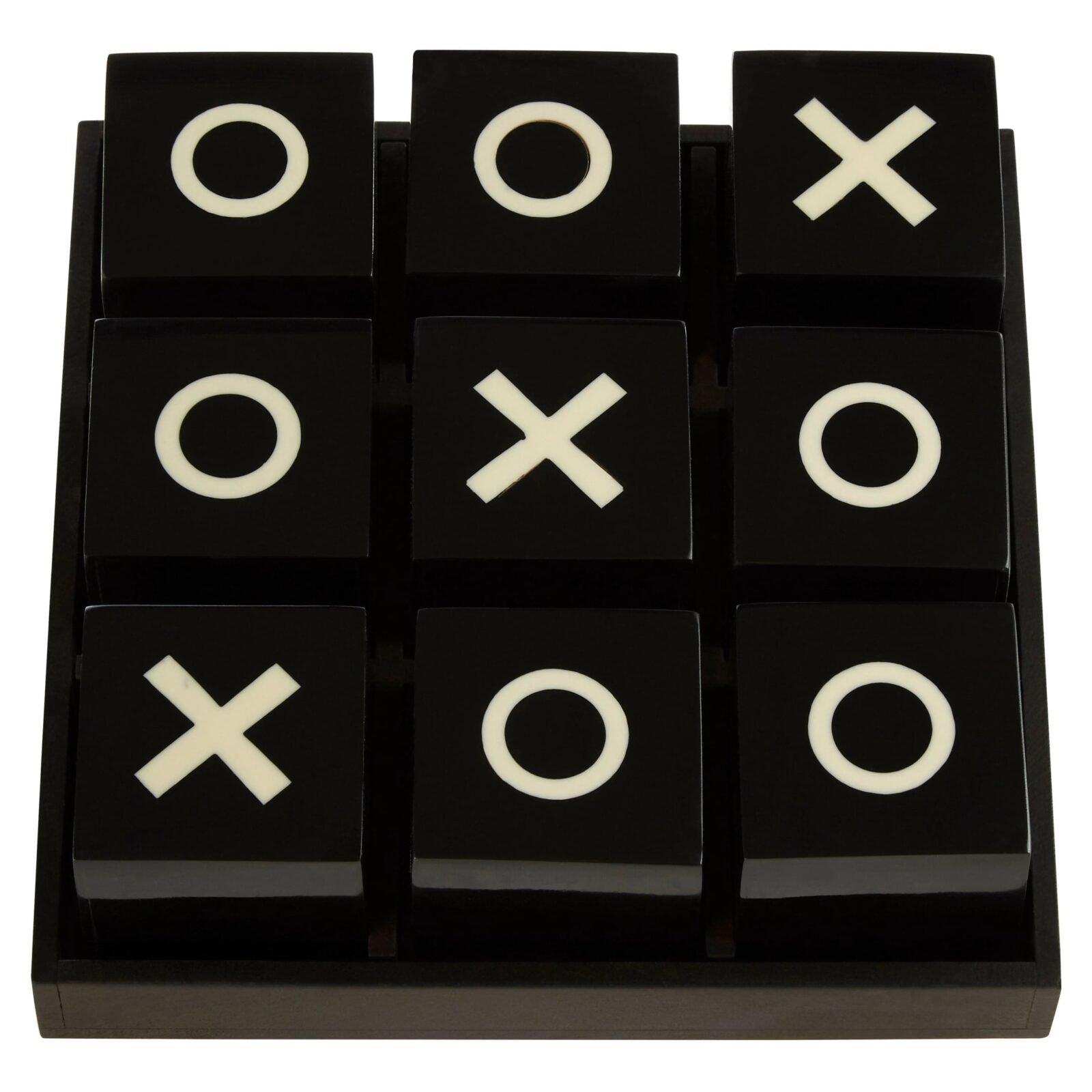 Barra Large Black and White Noughts & Crosses Game Barra Large Black and White Noughts & Crosses Game