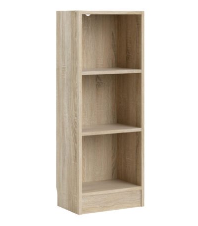 Basic Low Narrow Bookcase (2 Shelves)