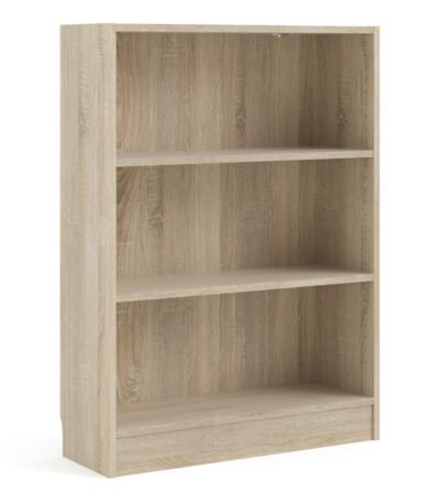 Basic Low Wide Bookcase (2 Shelves)