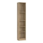 Basic Tall Narrow Bookcase (4 Shelves)