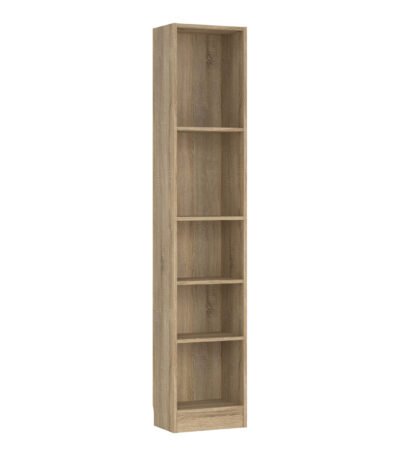 Basic Tall Narrow Bookcase (4 Shelves)