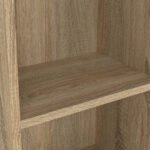 Basic Tall Narrow Combination Storage Bookcase