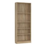 Basic Tall Wide Bookcase (4 Shelves)