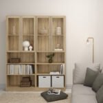 Basic Tall Wide Display Cabinet
