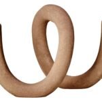 Berneray Textured Beige Large Loop Sculpture