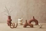 Berneray Textured Beige Large Loop Sculpture