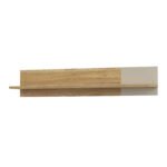 Bixbite Wall Shelf with Sliding Panel in Mauvella Oak and Sand