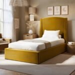Blaine Single Winged Headboard Ottoman Bed