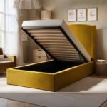 Blaine Single Winged Headboard Ottoman Bed - Image 3