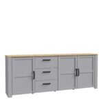 Bohol 3 Door 3 Drawer Large Sideboard