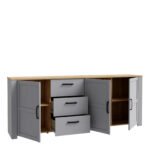 Bohol 3 Door 3 Drawer Large Sideboard