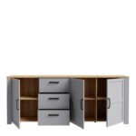 Bohol 3 Door 3 Drawer Large Sideboard