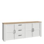 Bohol 3 Door 3 Drawer Large Sideboard